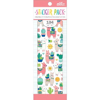 Llama & Cactus Sticker Pack