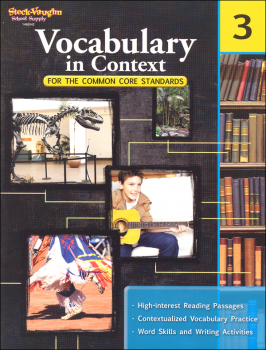 Vocabulary in Context for Common Core Standards Grade 3