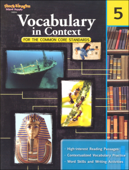 Vocabulary in Context for Common Core Standards Grade 5