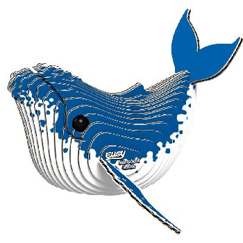 Eugy 3D Humpback Whale Dodoland Model
