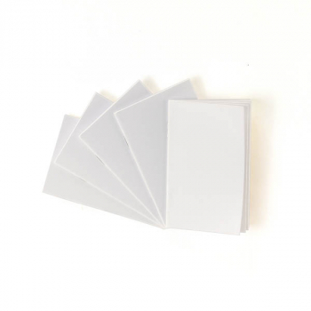 White Blank Books (2.75" x 4.25") package of 20