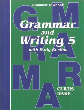 Grammar & Writing 5 Student Grammar Textbook: School Edition