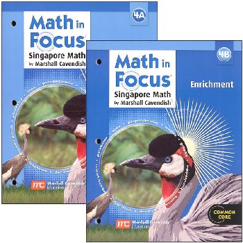 Math in Focus: Singapore Math Enrichment Bundle, A & B Grade 4