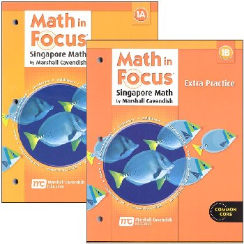 Math in Focus: Singapore Math Extra Practice Bundle, A & B Grade 1