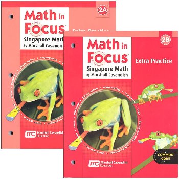 Math in Focus: Singapore Math Extra Practice Bundle, A & B Grade 2