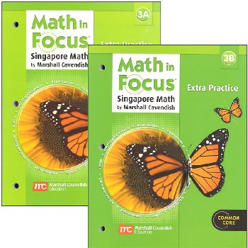 Math in Focus: Singapore Math Extra Practice Bundle, A & B Grade 3