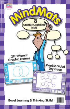 MindMats Graphic Organizer Dry Erase Boards Package of 8