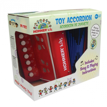 Toy Accordion Red