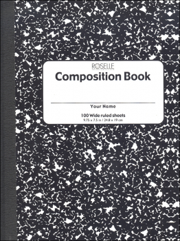 Composition Book - 100 sht, h/c, Wide ruled