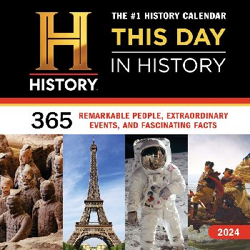 This Day in History 2024 Wall Calendar
