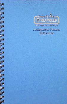 Student Assignment Planner Bright Blue August 2021 - August 2022
