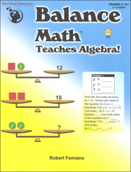Balance Math Teaches Algebra!