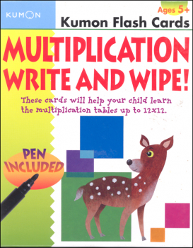 Multiplication Write & Wipe Flash Cards
