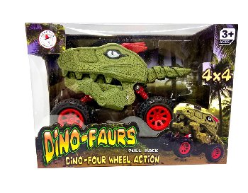 Dino-Faurs Pull Back Toy - Green Dino