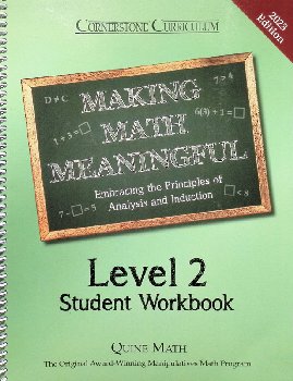 Making Math Meaningful 2 Student Workbook (2021 edition)