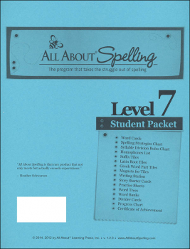 All About Spelling Level 7 Student Packet