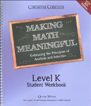 Making Math Meaningful K Student Workbook (2021 edition)