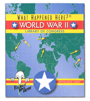 History Knowledge Cards Deck - What Happened Here? World War II