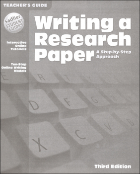Writing a Research Paper - A Step-By-Step Approach Teacher's Guide