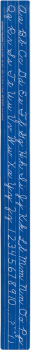 Cursive Desk Strip, Self-Adhesive