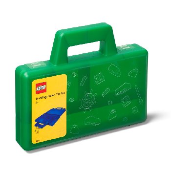 LEGO Sorting Box to Go - Transparent Green