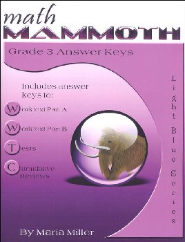 Math Mammoth Light Blue Series Grade 3 Answer Key