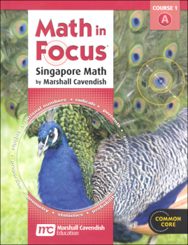 Math in Focus Course 1 Student Book A (Gr 6)