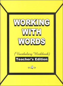 Working with Words 4 Teacher