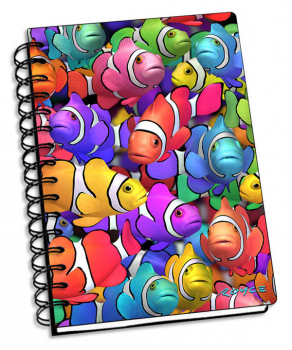 Clown School 3D Notebook 4" x 6"