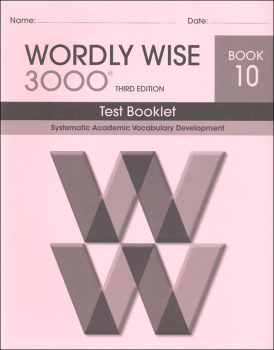 Wordly Wise 3000 3rd Edition Test Book 10