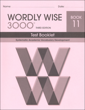 Wordly Wise 3000 3rd Edition Test Book 11