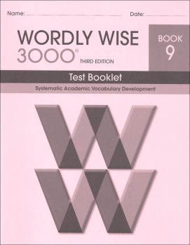 Wordly Wise 3000 3rd Edition Test Book 9