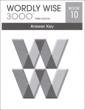 Wordly Wise 3000 3rd Edition Key Book 10