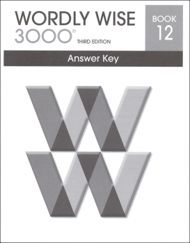 Wordly Wise 3000 3rd Edition Key Book 12