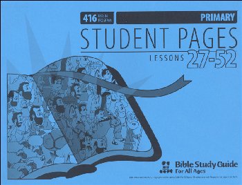 Primary Student Pages for Lessons 027-52