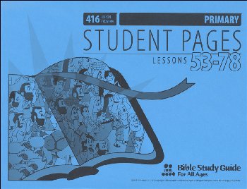 Primary Student Pages for Lessons 053-78
