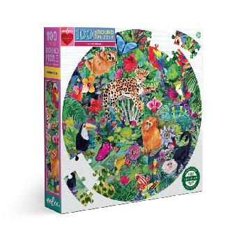 Rainforest 100-piece Round Puzzle