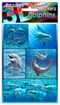 Dolphins 3D Stickers