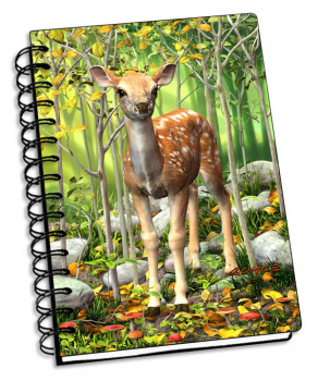Fawn 3D Notebook 4" x 6"