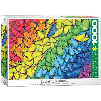 Butterfly Rainbow 1000-piece Jigsaw Puzzle