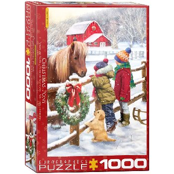 Christmas Pony 1000-piece Jigsaw Puzzle