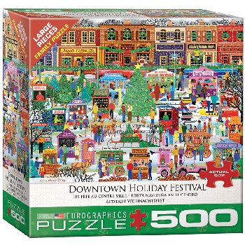 Downtown Holiday Festival 500-piece Puzzle
