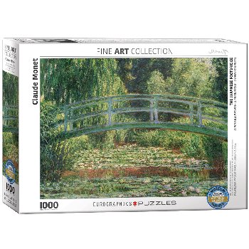 Japanese Footbridge (Monet) 1000-piece Jigsaw Puzzle