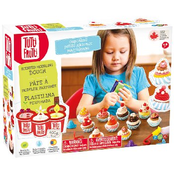 Cupcakes Kit (Tutti Frutti Scented Modeling Dough)