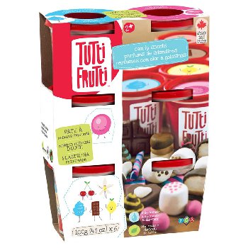 Tutti Frutti Candy Scents: 6 pack (Tutti Frutti Scented Modeling Dough)