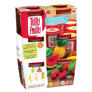 Tutti Frutti Tropical Scents: 6 pack (Tutti Frutti Scented Modeling Dough)