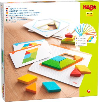 Colorful Shapes Arranging Game (Pattern Block)