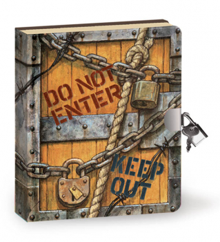 Keep Out Lock & Key Diary