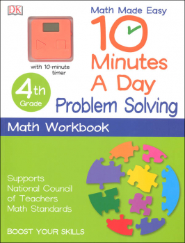 10 Minutes a Day: Problem Solving Math Fourth Grade
