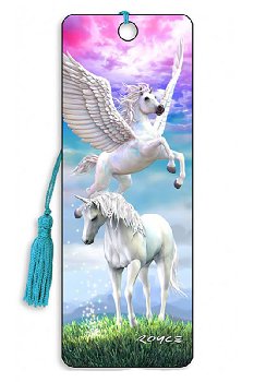 Pegasus & Unicorn 3D Bookmark